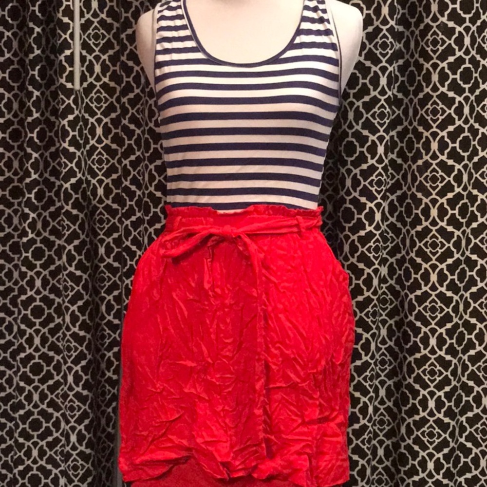 Size small red, white and blue dress